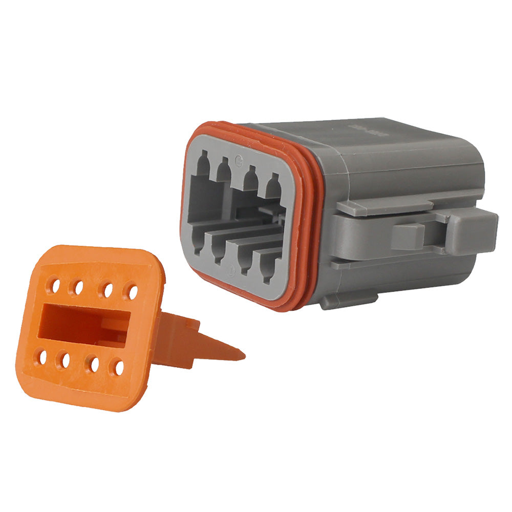 Pacer Deutsch DT Plug Wedge Lock Kit - 8 Position - 5 Pack