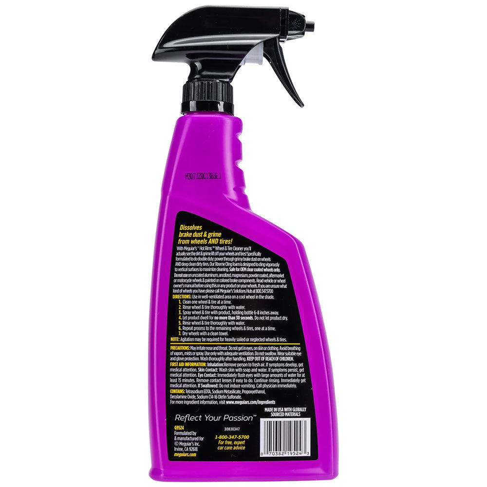 Meguiar's Hot Rims Wheel Tire Cleaner - 24oz
