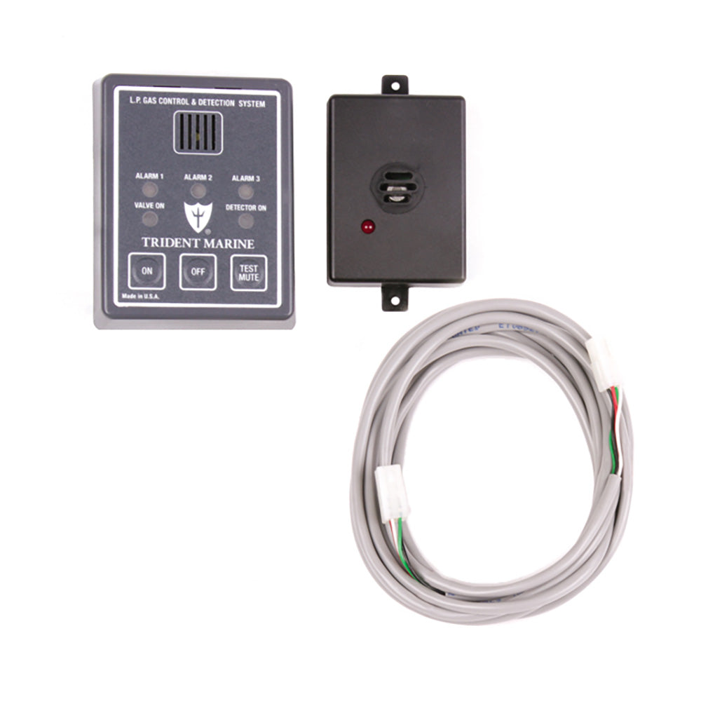 Trident Marine 12/24V Full Detection Panel w/Gas Detector 10' Quick Cable - Solenoid Not Included