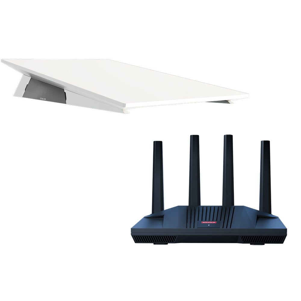 KVH Starlink Performance Gen 3 Kit w/Wedge Mount CommBox Edge Core Communications Gateway Wi-Fi Router - Activation Service Plans Through KVH ONLY