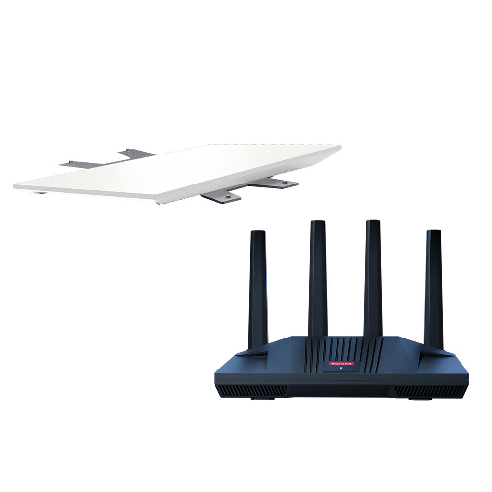 KVH Starlink Performance Gen 3 Kit w/Flat Mount CommBox Edge Core Communications Gateway Wi-Fi Router - Activation Service Plans Through KVH ONLY