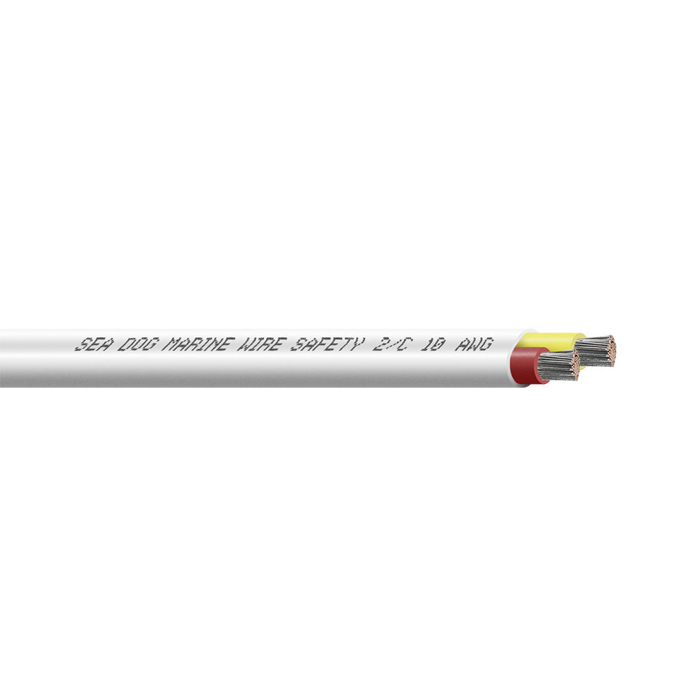 Sea-Dog 10/2 AWG Flat Duplex Safety Wire - Red/Yellow - 400'