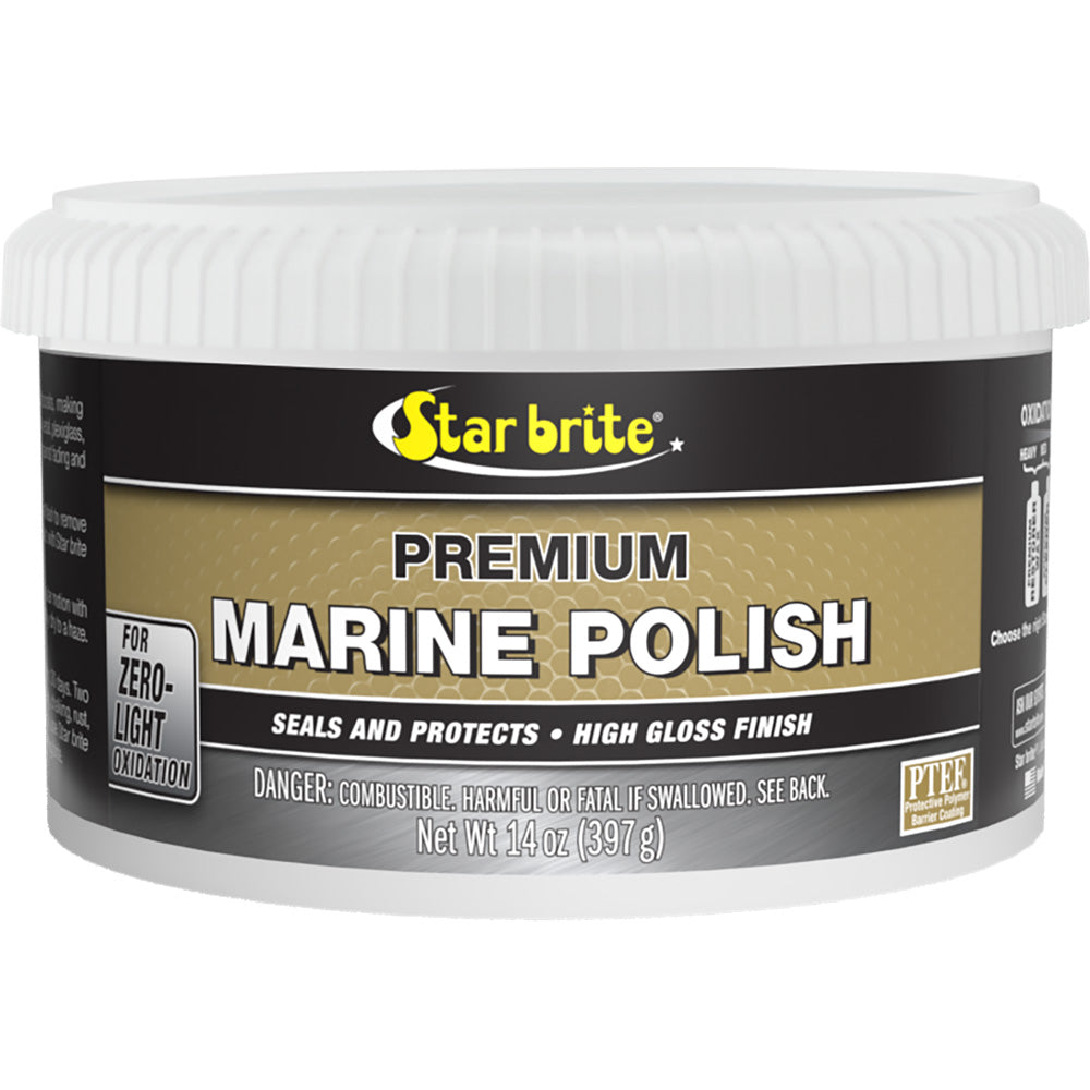 Star brite Premium Marine Polish - UV Protection High Gloss Finish - 14 oz