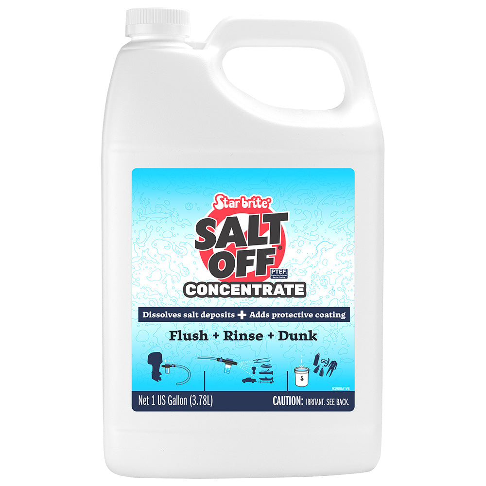 Star brite Salt Off - Concentrate- Salt Remover Wash Engine Flush - 1 Gallon