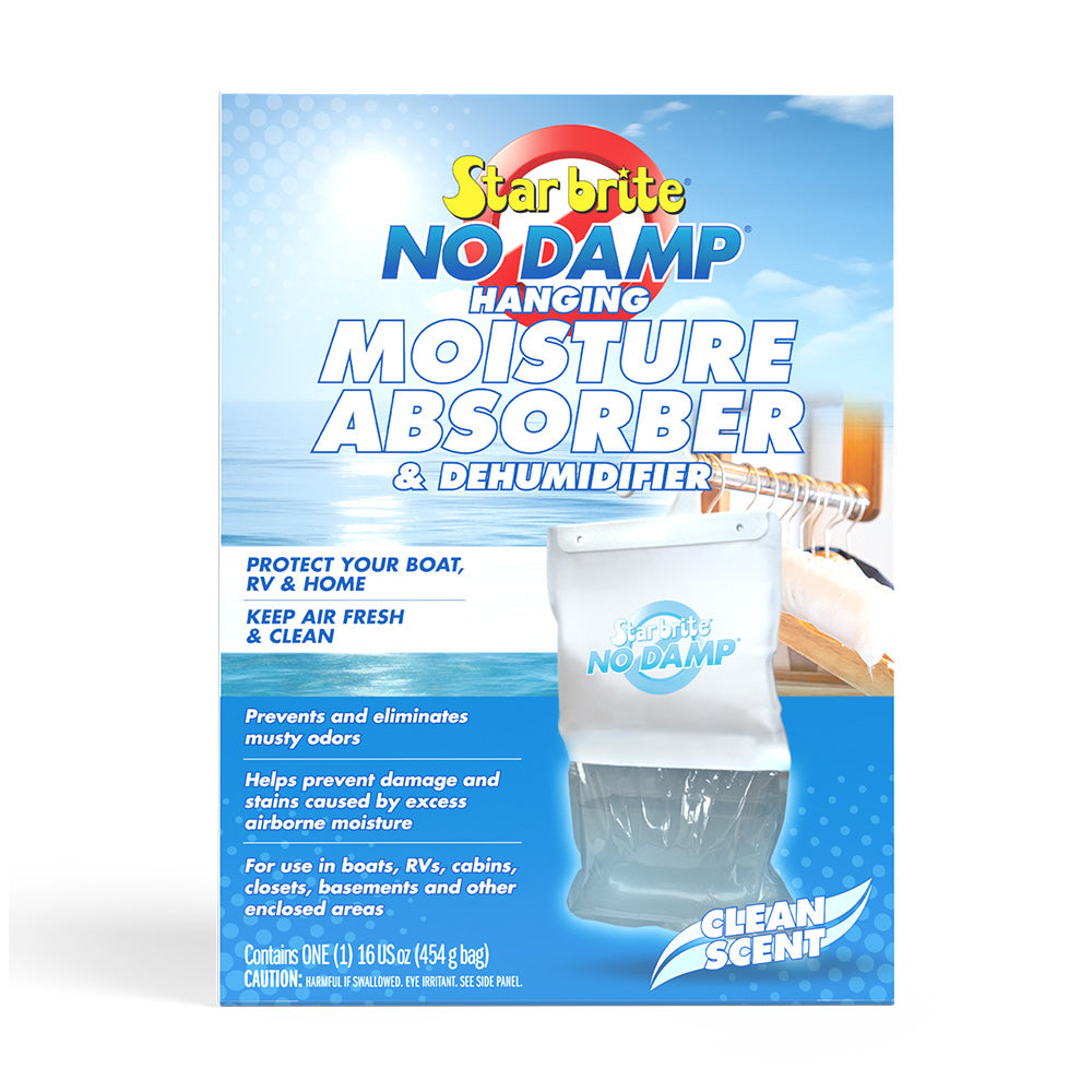 Star brite No Damp Moisture Absorber Dehumidifier Hanging Bag - 16 oz