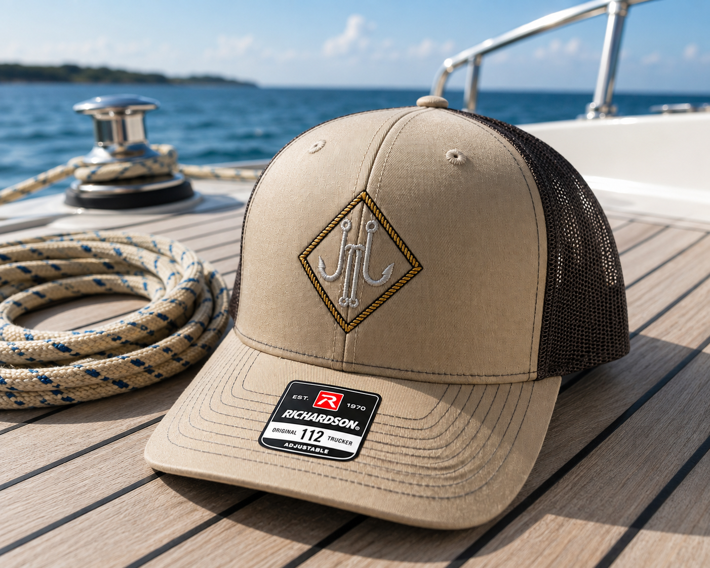 Trucker Hat Khaki/Coffee