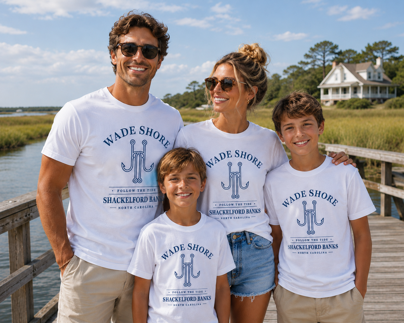Wade Shore White T Shirt