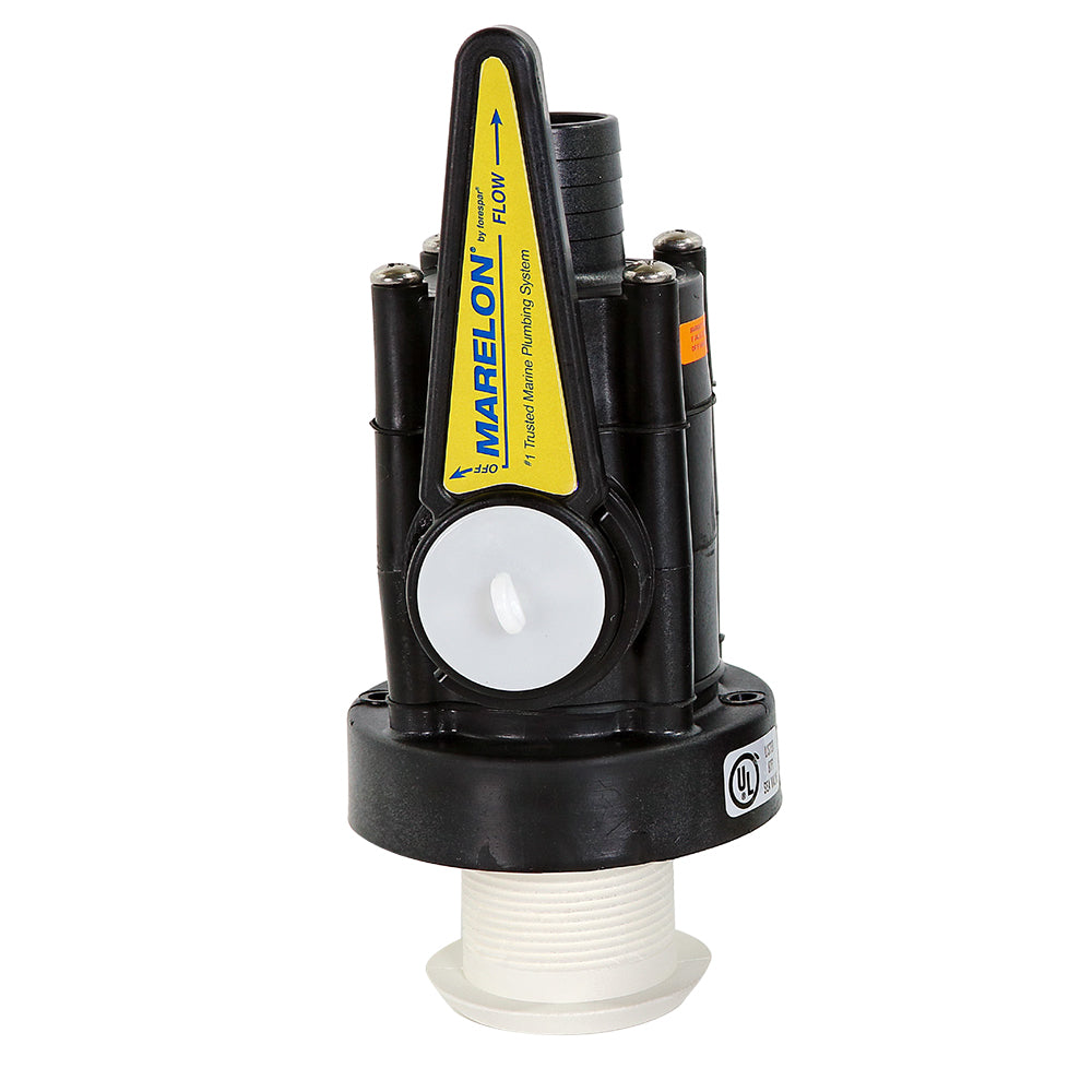 Forespar Marelon Full-Flow Seacock 1" Mushroom Through-Hull
