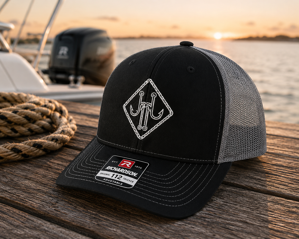 Salt Edition Trucker Hat Black/Charcoal