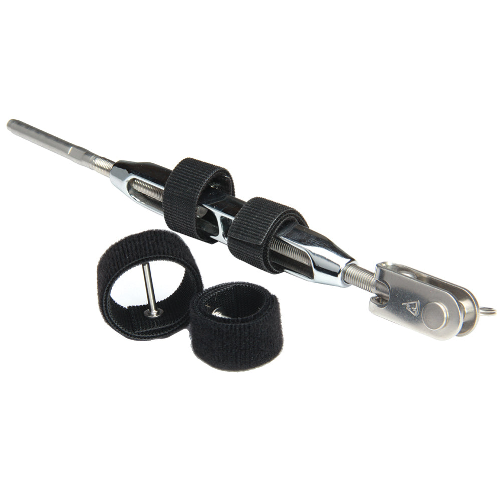C. Sherman Johnson Wrap Pins Hook Loop Pin Locking Devices for Open Body Turnbuckles 7/16" 1/2" - 2-Pack