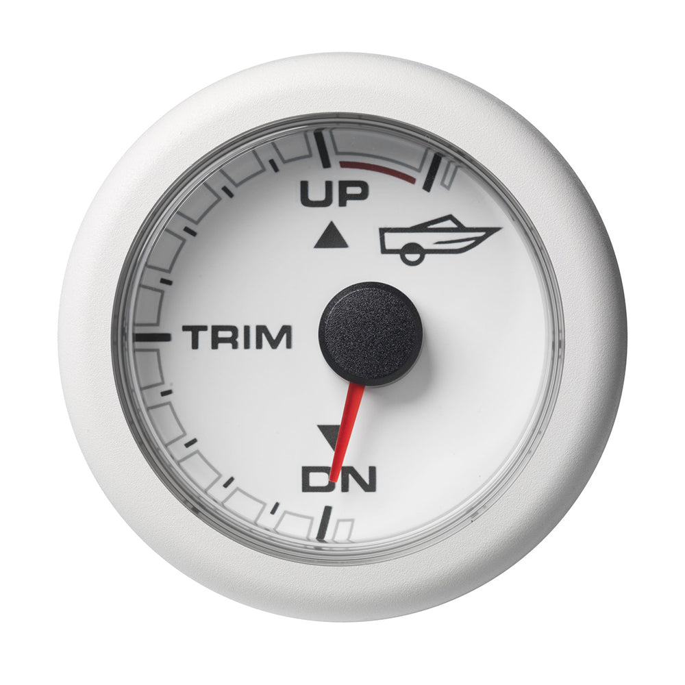 Veratron 52MM (2-1/16") OceanLink Engine Trim - Up/Down - White Dial Bezel