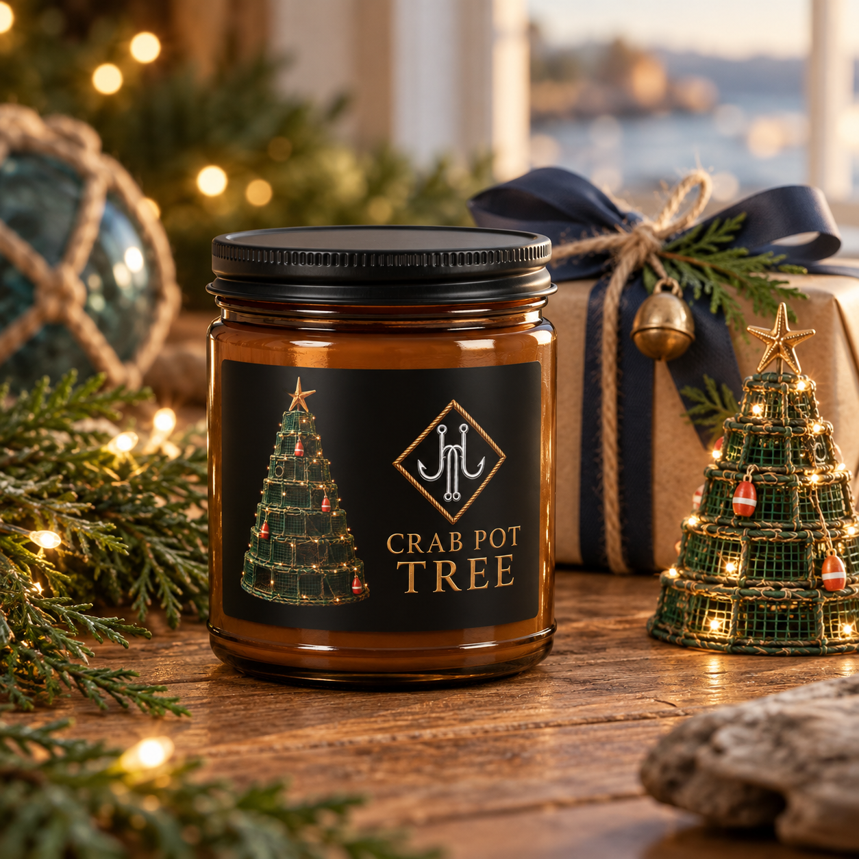 Crab Pot Tree Candle