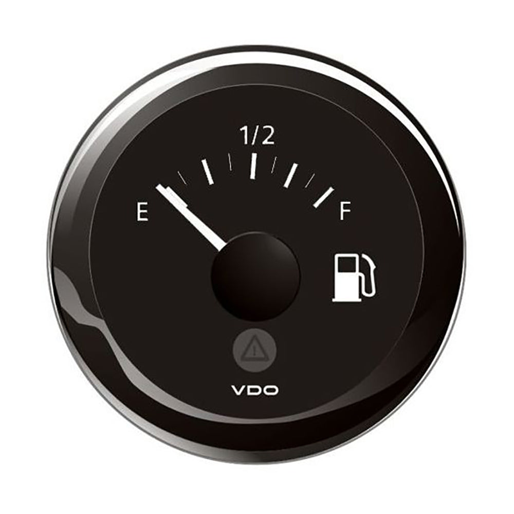 Veratron 52MM (2-1/16") ViewLine Tank Level Gauge E/F - 3-180 Ohm - Black Dial Bezel