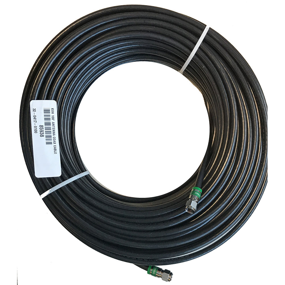 KVH 50 RG-6 Coax Cable TV1, TV3, TV5, TV6 UHD7 f/Connector Ends