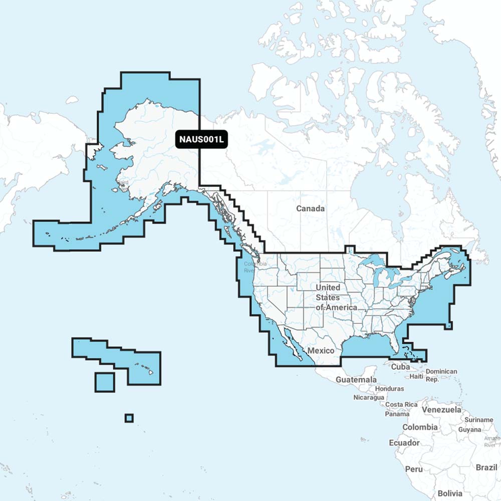 Navionics NAUS001L - U.S. Coastal Canada - Navionics+