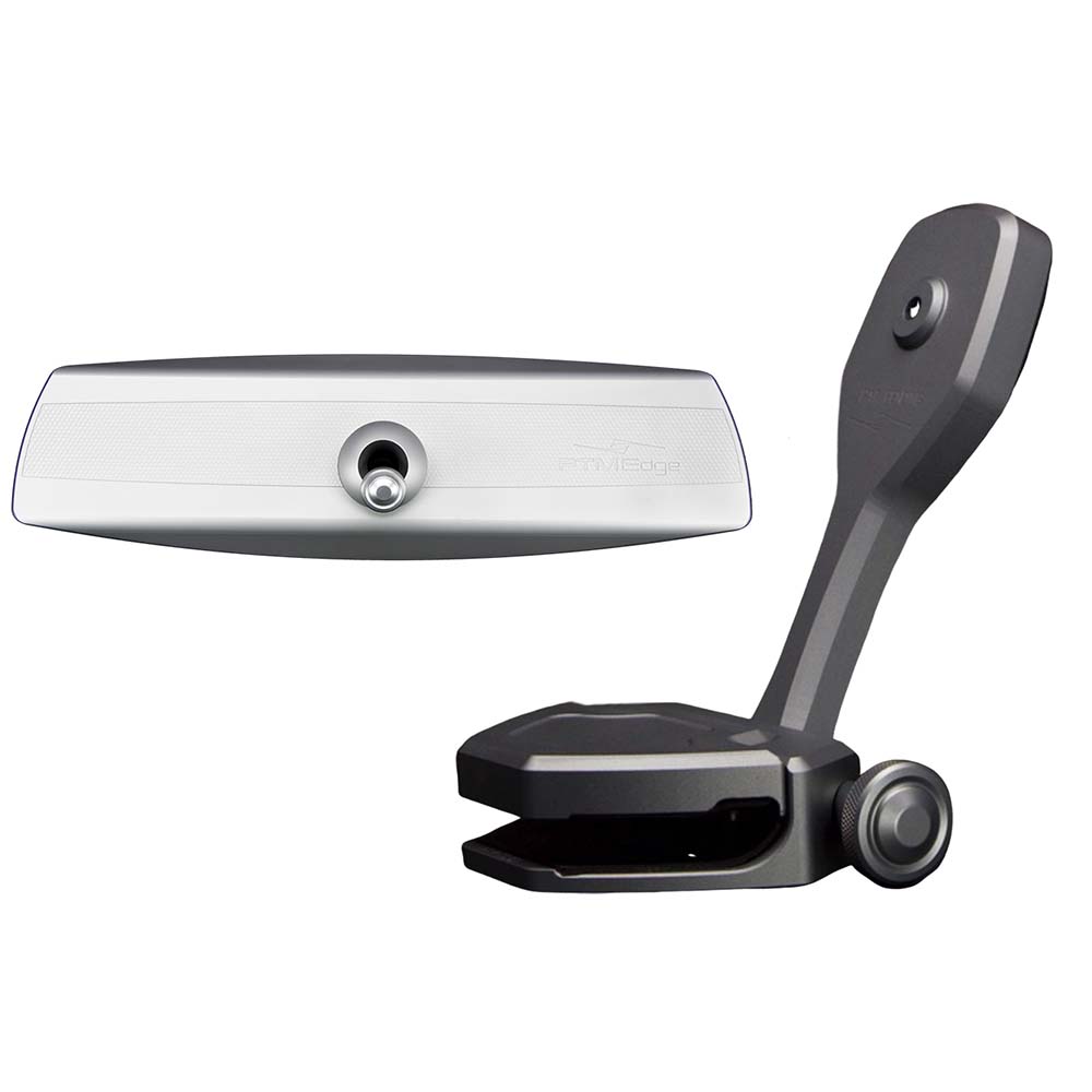 PTM Watersports Mirror/Bracket Kit w/VR-140 Elite Mirror ZXR-360 (Titanium Grey)