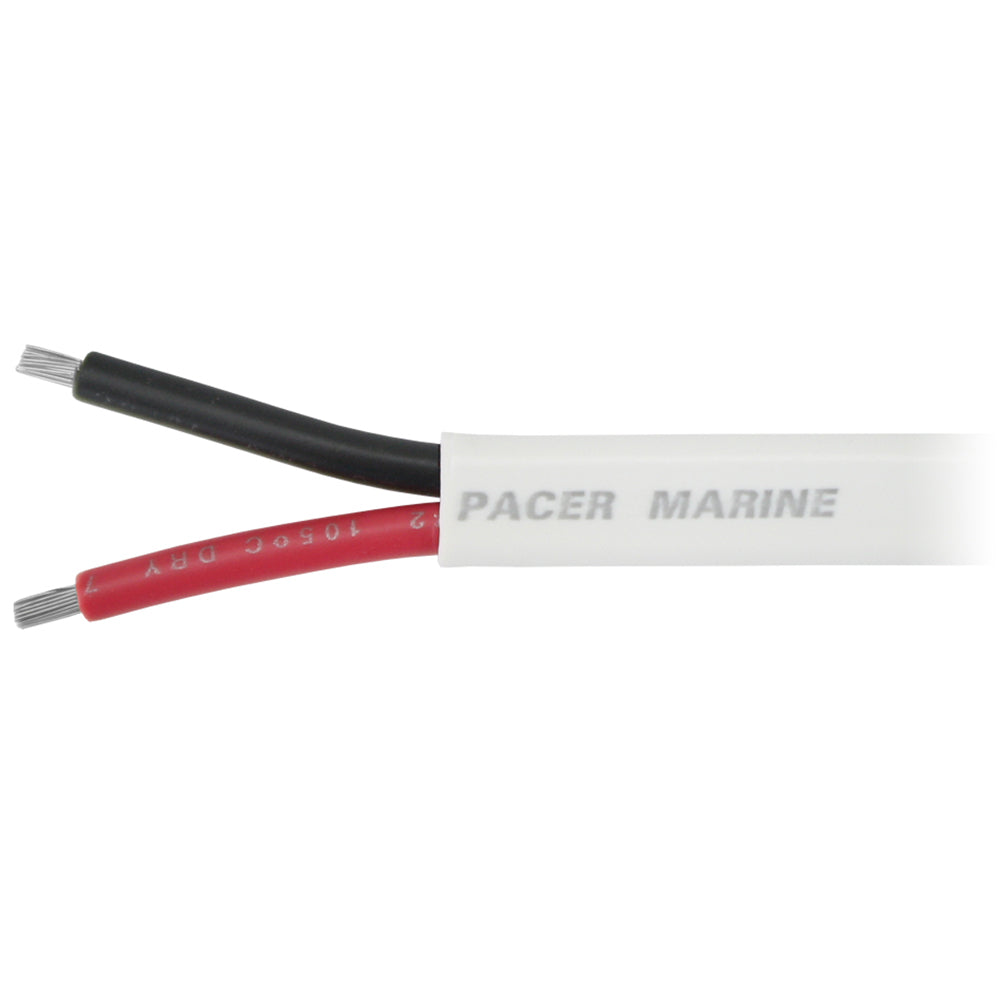 Pacer 18/2 AWG Duplex Cable - Flat Cable - Red/Black - 100'