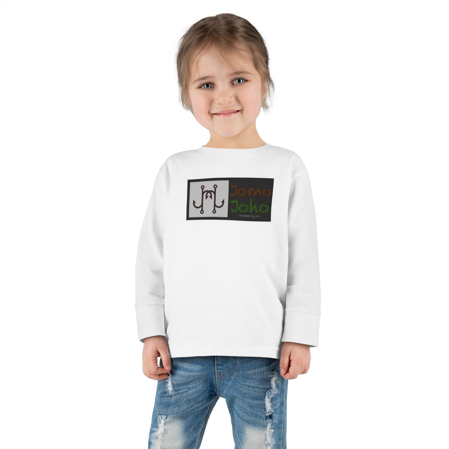 Toddler Long Sleeve Tee with Jomo Joho Design - Comfortable & Stylish for Kids