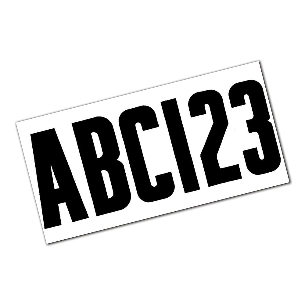 Attwood Letter Number Kit - Black
