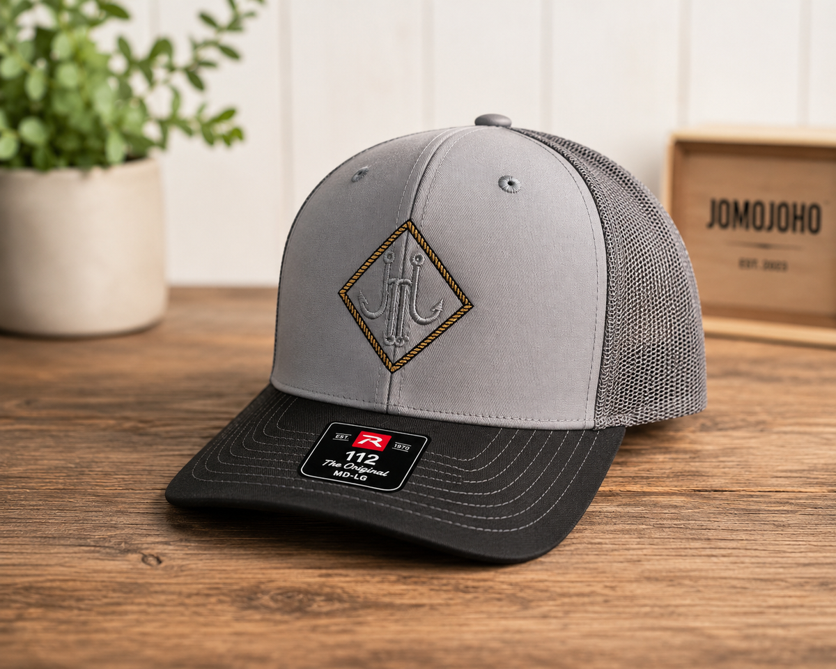 Trucker Hat Light Grey/Black