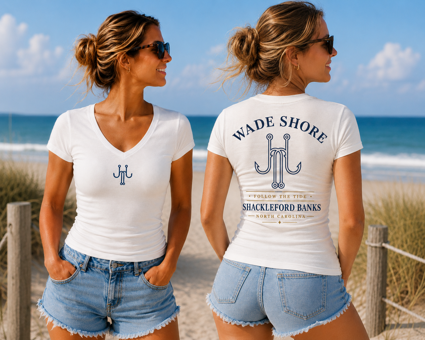 Wade Shore Signature V-Neck Tee