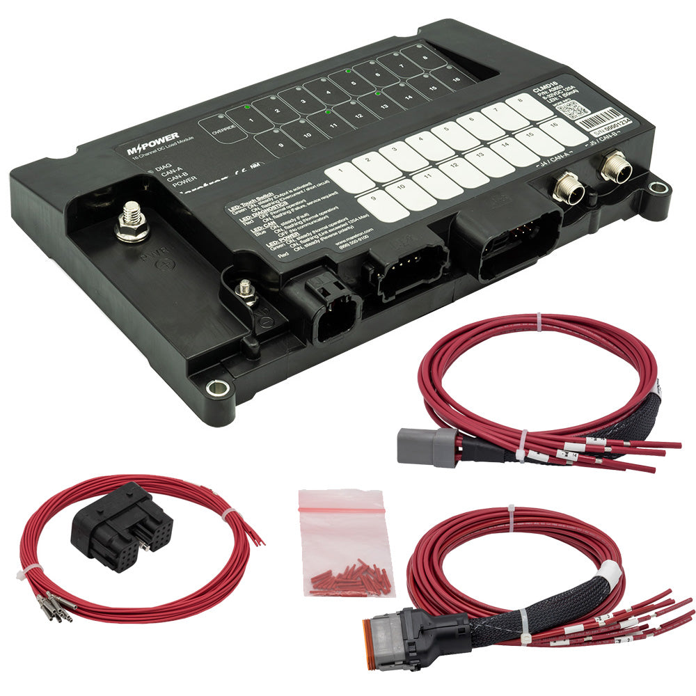 Maretron MPower 16-Channel DC Load Controller Module w/NMEA 2K w/J1  J2 Connectors