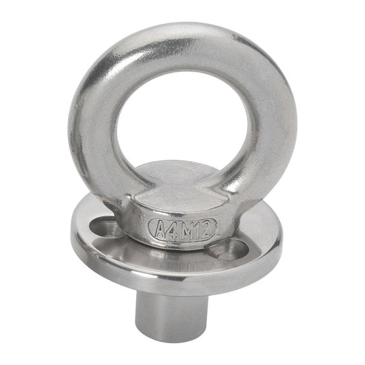 Barton Deck Plate w/Fixing  Eye w/Blanking Plug - M12 Eye