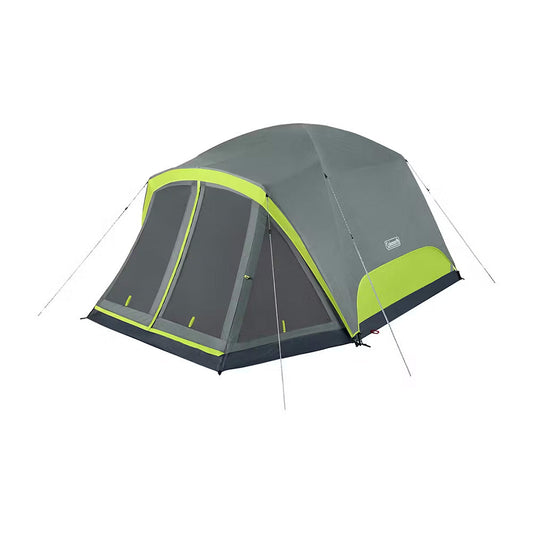 Coleman 6-Person Skydome Camping Tent w/Screen Room - Rock Grey
