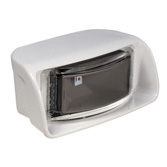 Lumitec Contour Drop-In Navigation Light - Stern White - White Housing
