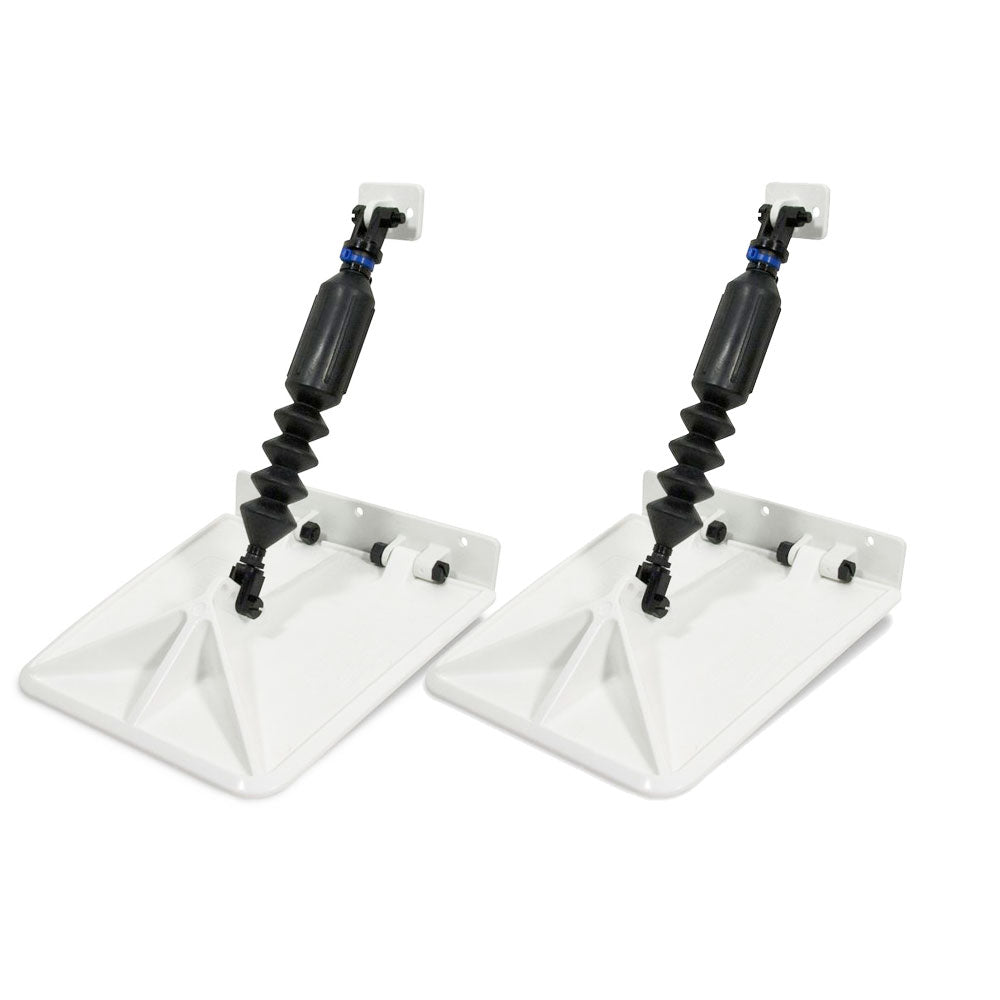 Smart Tabs SX Trim Tabs by Lectrotab 9.5 x 10 f/18'-20 Boat w/150 - 240HP - White