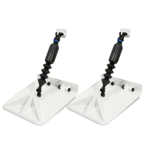 Smart Tabs SX Trim Tabs by Lectrotab 9.5 x 10 f/15'-18 Boat w/60 - 135HP - White