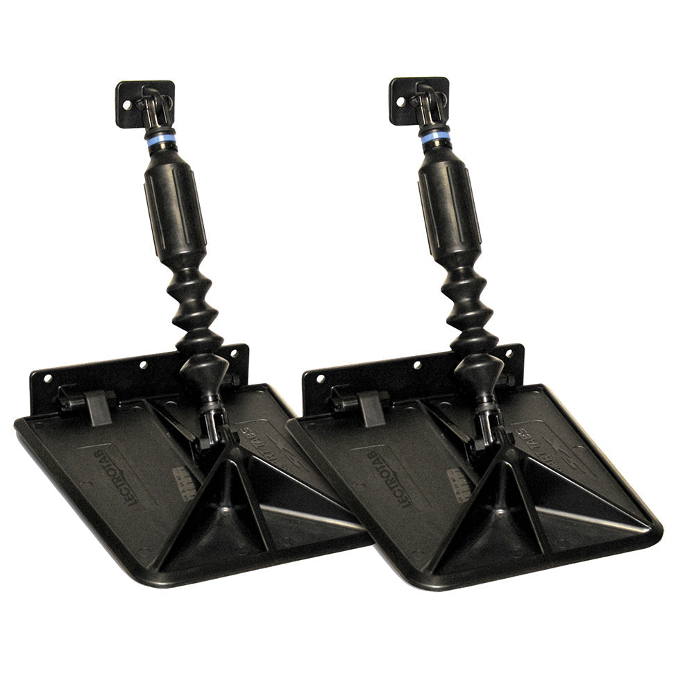Smart Tab SX Composite Trim Tabs by Lectrotab 9.5 x 10 f/12'-16 Boat w/40 - 80HP - Black