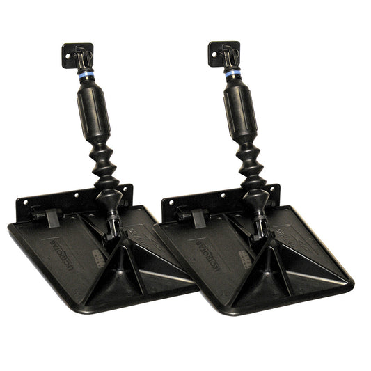 Smart Tab SX Composite Trim Tabs by Lectrotab 9.5 x 10 f/12'-16 Boat w/40 - 80HP - Black