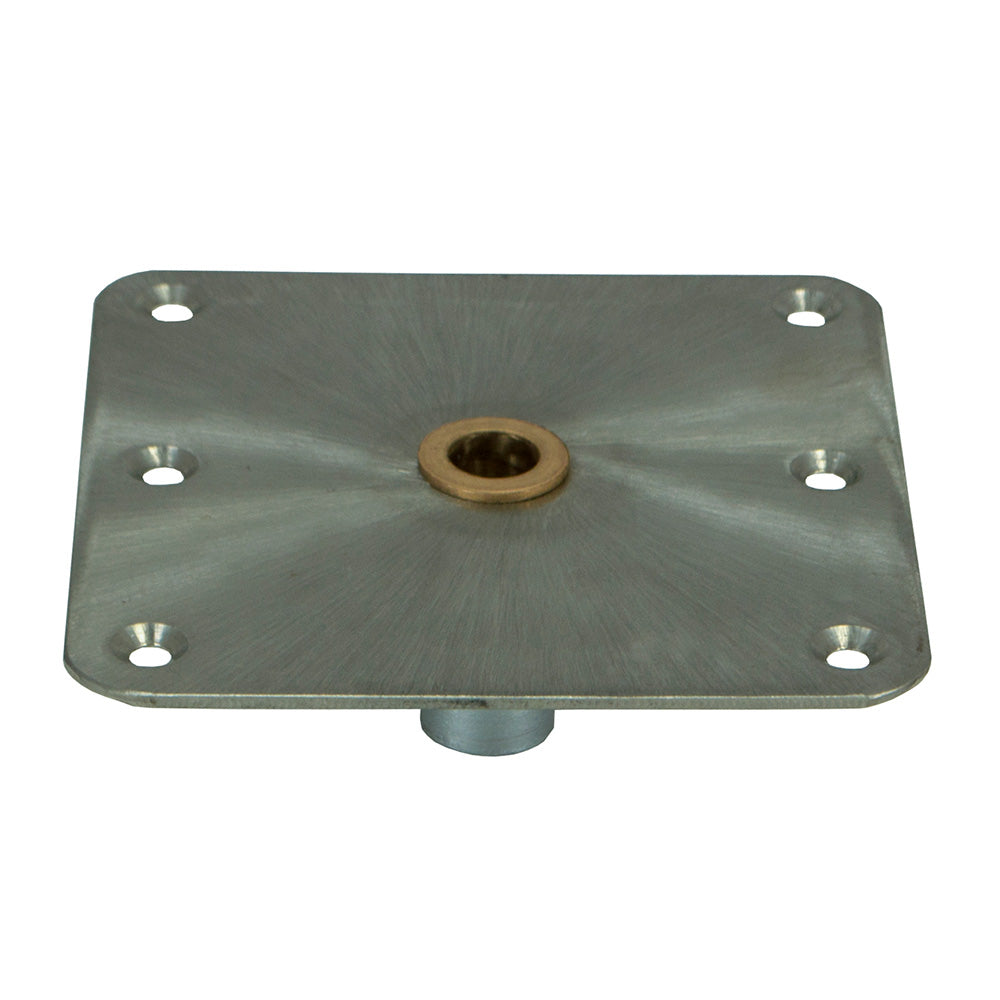 Springfield KingPin Standard Square Steel Base w/Brass - 7"x7"