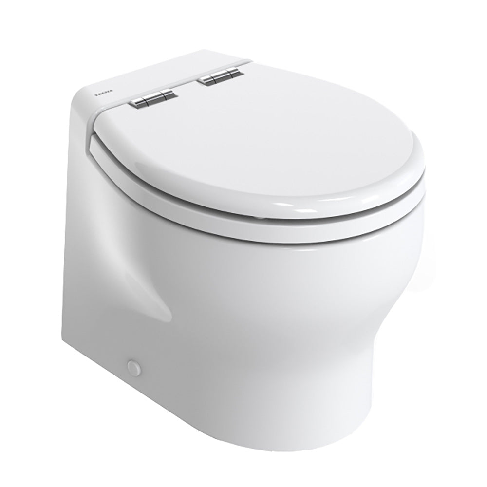 Thetford Silence 2G w/Wood Polyester Soft Close Seat  Standard Solenoid - Short, White, 12V