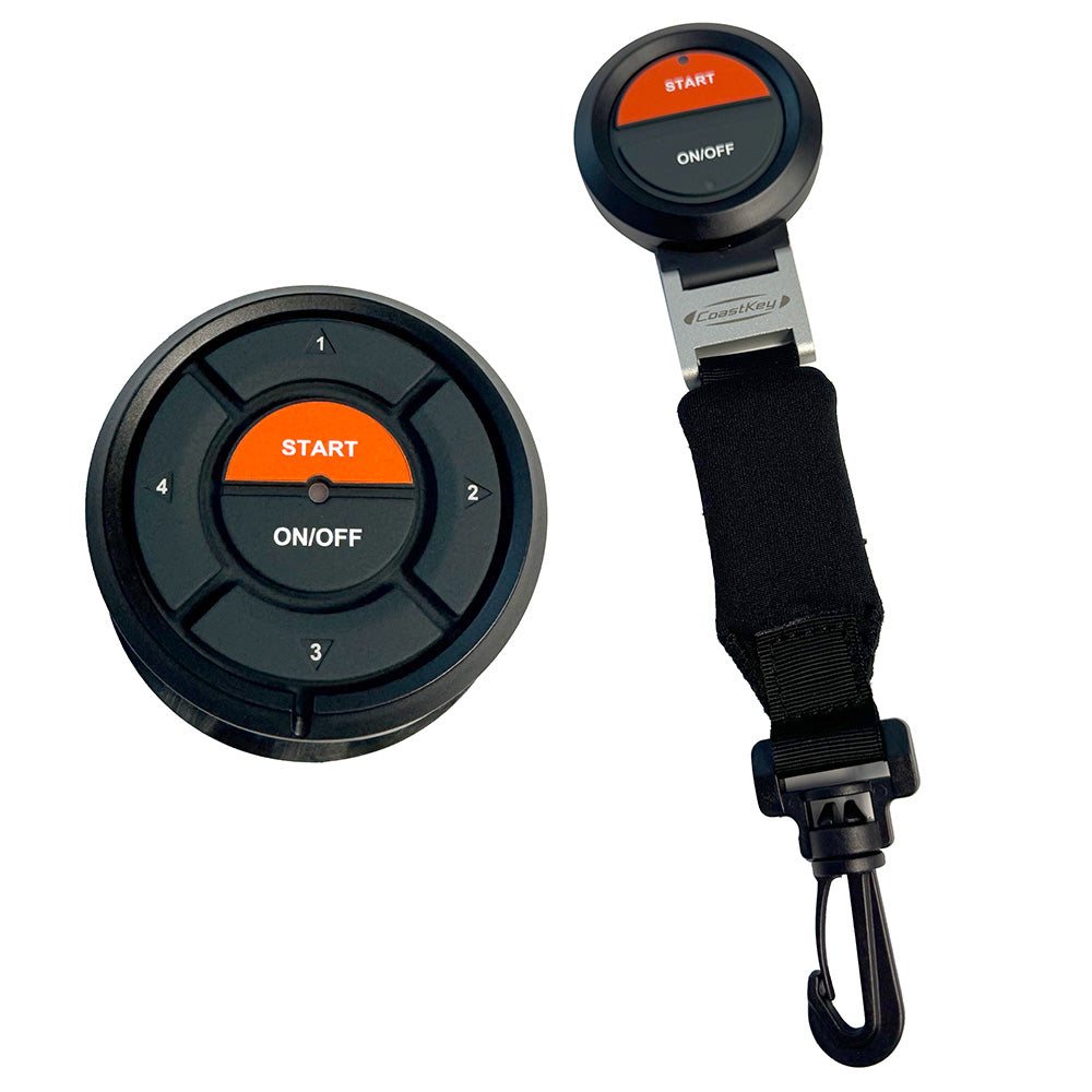 CoastKey Standard Twin Mercury Engine Keyless Ignition w/Keyless Stop/Start, Remote Stop/Start,  Ecos