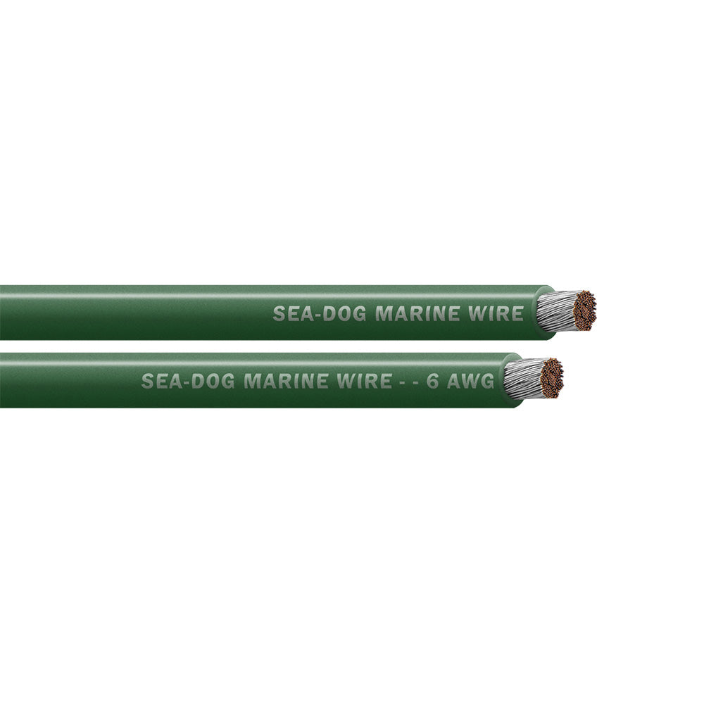 Sea-Dog 6 AWG Green Battery Cable - 500'