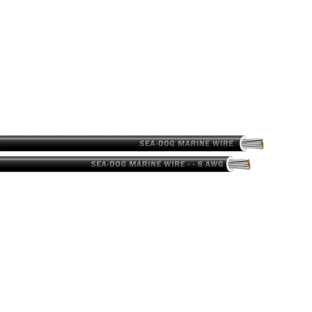 Sea-Dog 8 AWG Black Primary Wire - 50'
