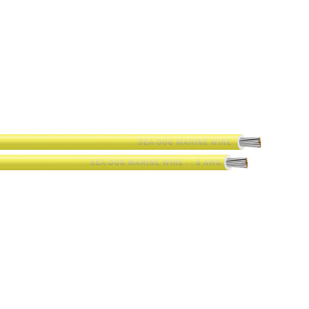 Sea-Dog 8 AWG Yellow Primary Wire - 250'