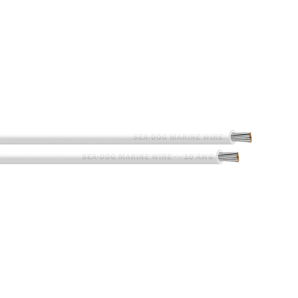 Sea-Dog 10 AWG White Primary Wire - 1000'