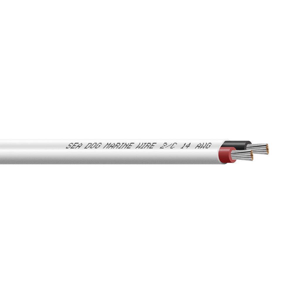 Sea-Dog 14/2 AWG Flat Duplex Wire - Red/Black - 1000'