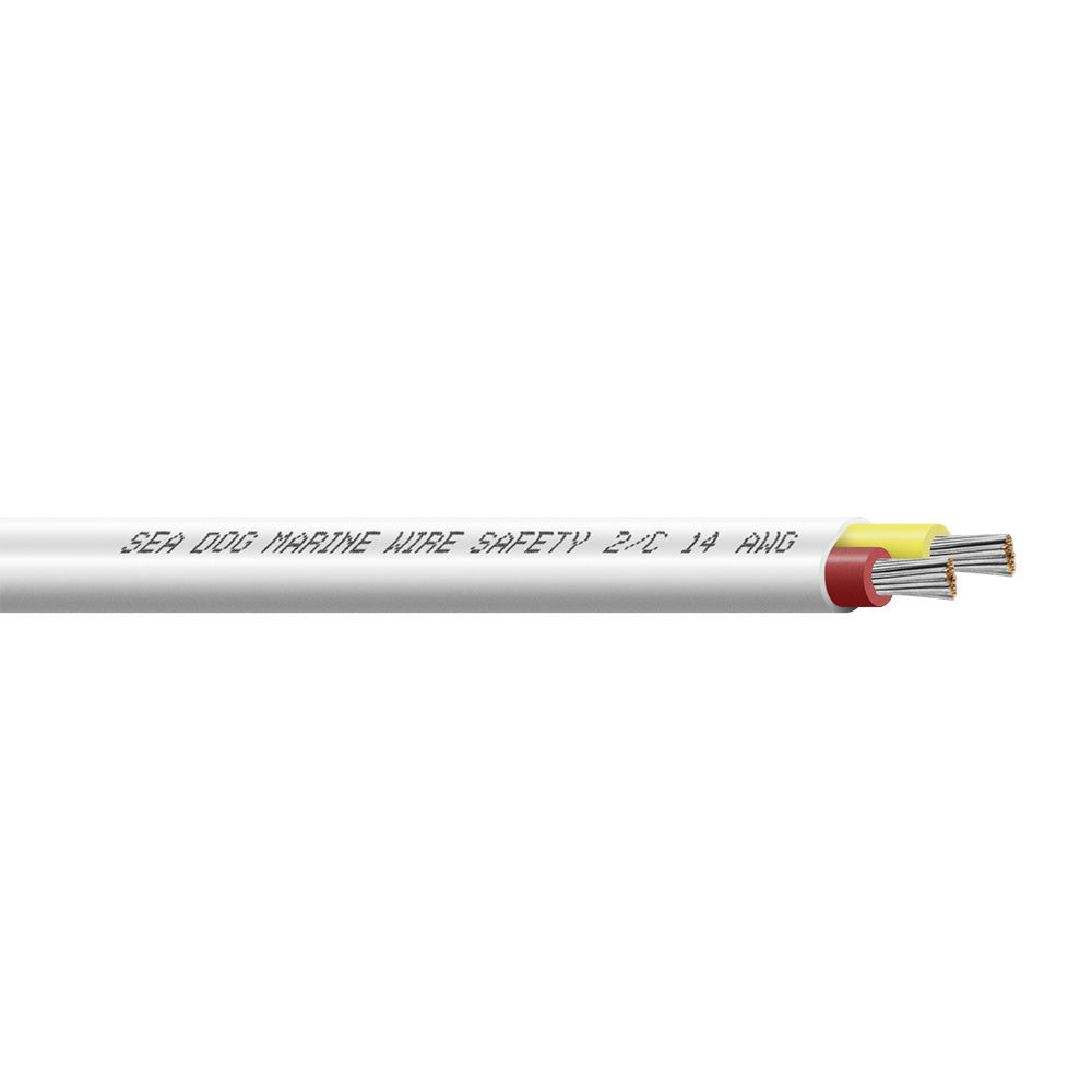Sea-Dog 14/2 AWG Flat Duplex Safety Wire - Red/Yellow - 100'
