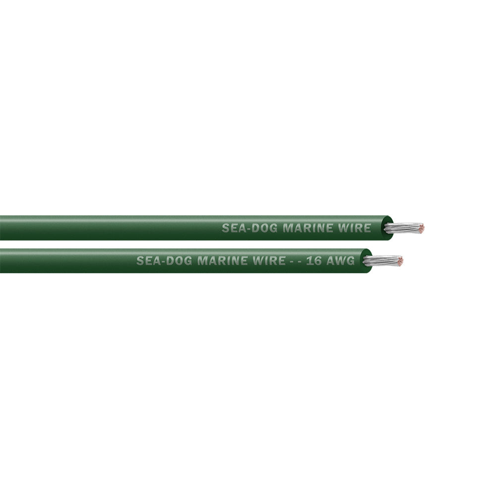Sea-Dog 16 AWG Green Primary Wire - 500'
