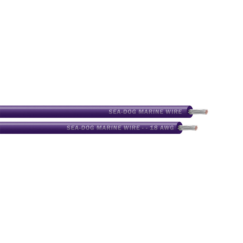 Sea-Dog 18 AWG Purple Primary Wire - 100'