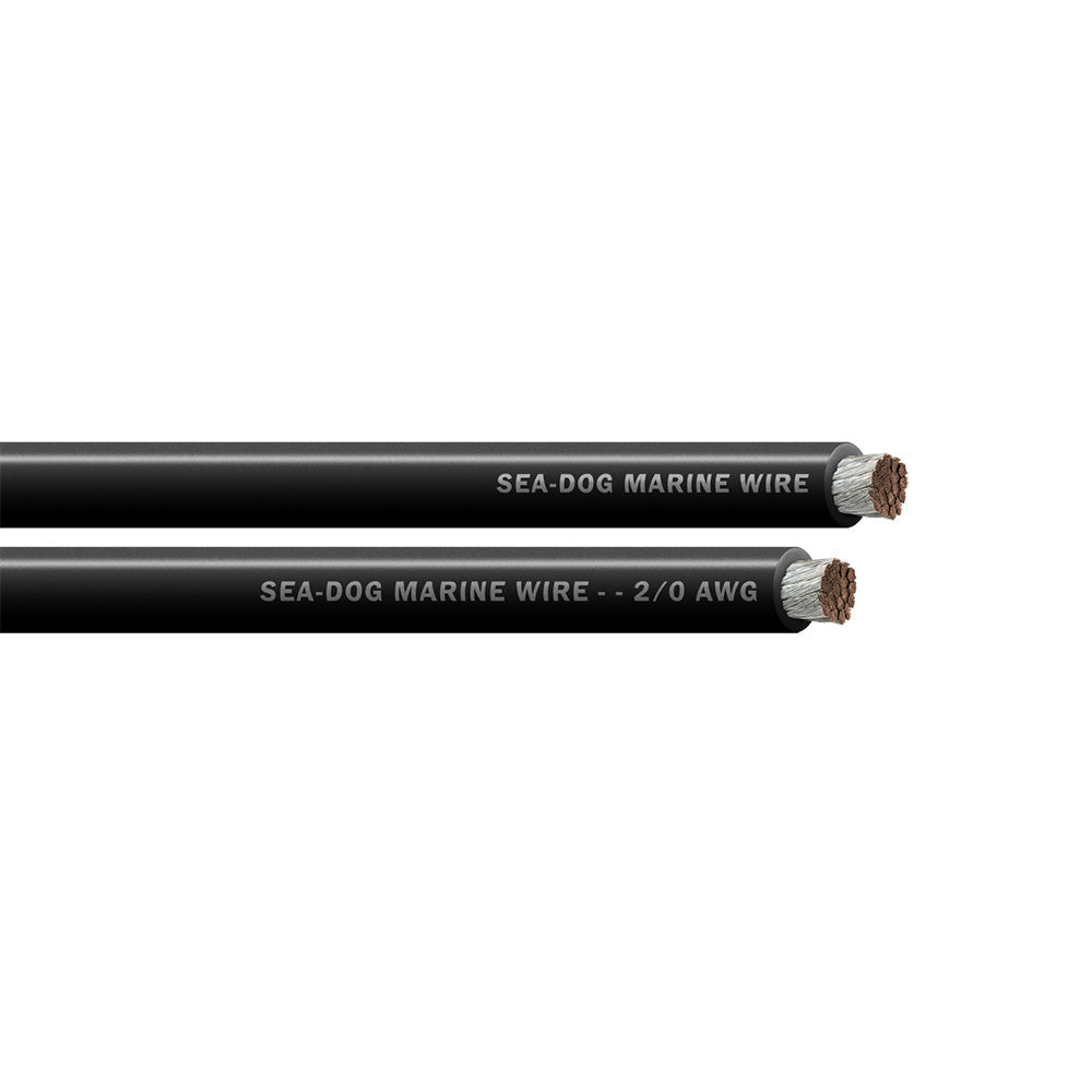 Sea-Dog 2/0 AWG Black Battery Cable - 200'