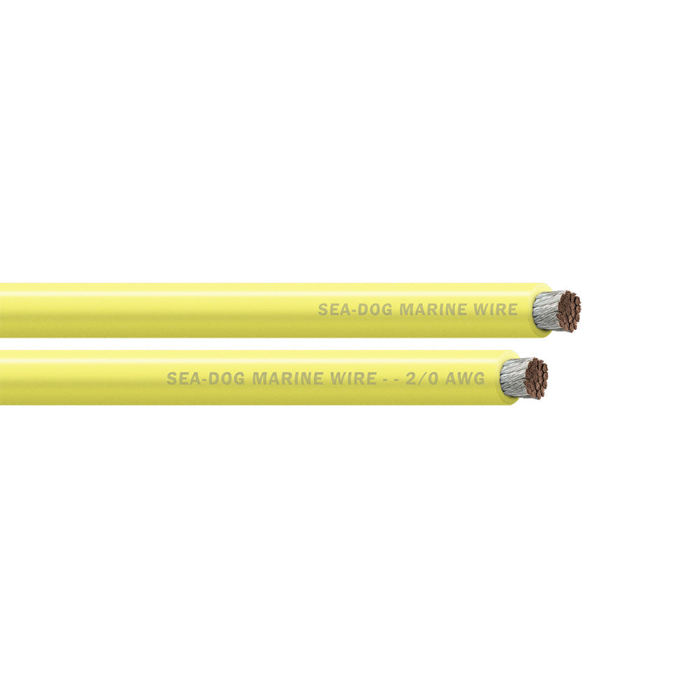 Sea-Dog 2/0 AWG Yellow Battery Cable - 25'