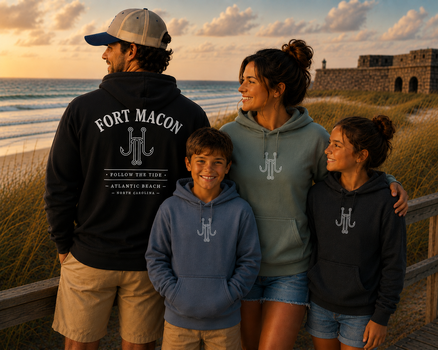 Fort Macon Signature Hoodie
