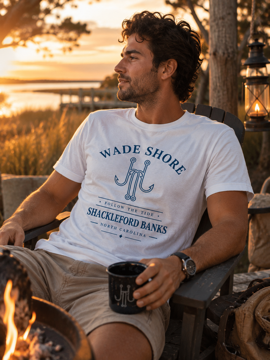 * ⚓️ Wade Shore™ Signature Tee - Sand