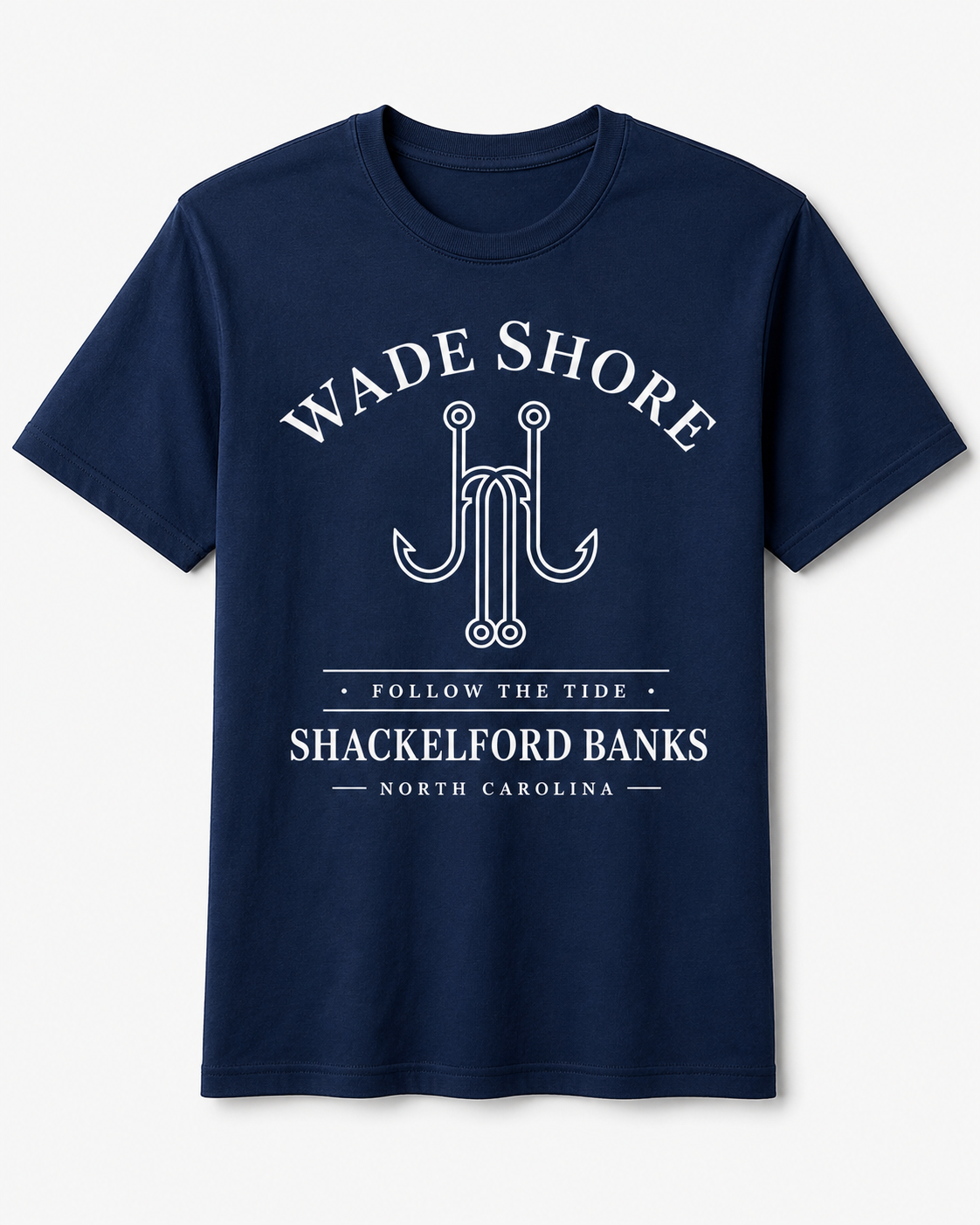 Wade Shore Navy T Shirt