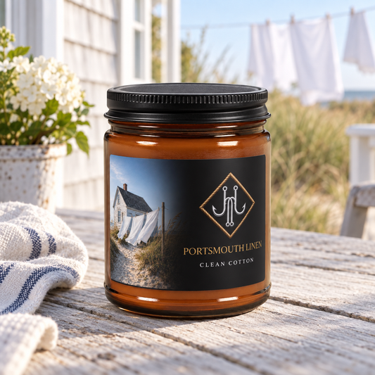 Portsmouth Linen Candle